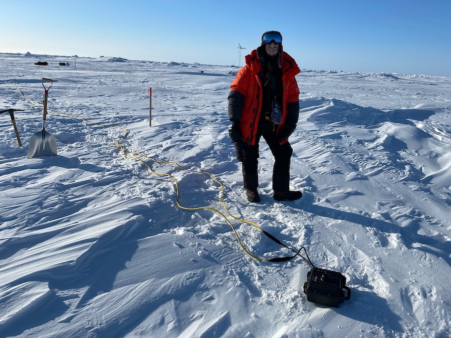 Caileigh Fitzgerald, former Haystack REU student, now with WHOI